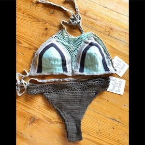 NWT BEAUTY & THE BEACH Crochet BIKINI